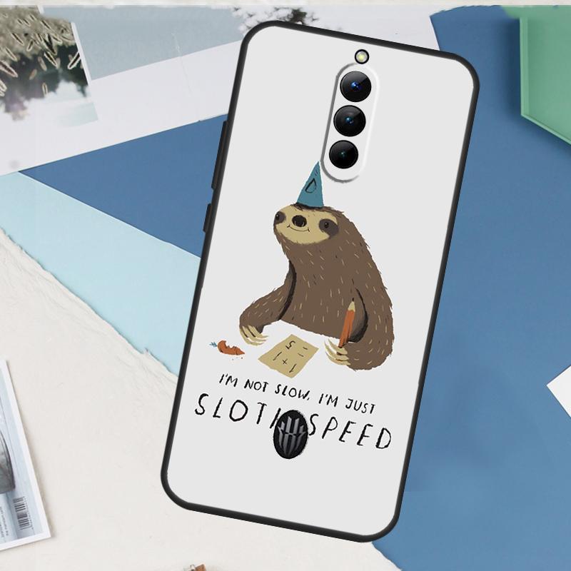 Cute Lovely Cozy Sloth Animal Case For ZTE Nubia Red Magic 8S 9S 10S 10 9 8 11 Pro Plus 6 7 6S 7S Pro 5G 6R 10 Air Cover
