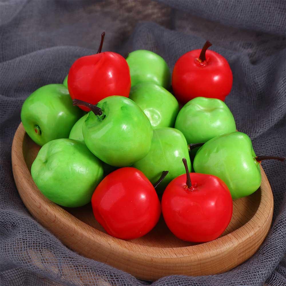 Accessoires de Photographie Artisanale Décoration de Maison Ornement Fraise Simulée Cuisine Fruit Artificiel Mini Faux Fruit