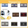 Stylish Aotddor Embroidered Cloth Sticker Israeli Flag Patch Multiple Colors Available
