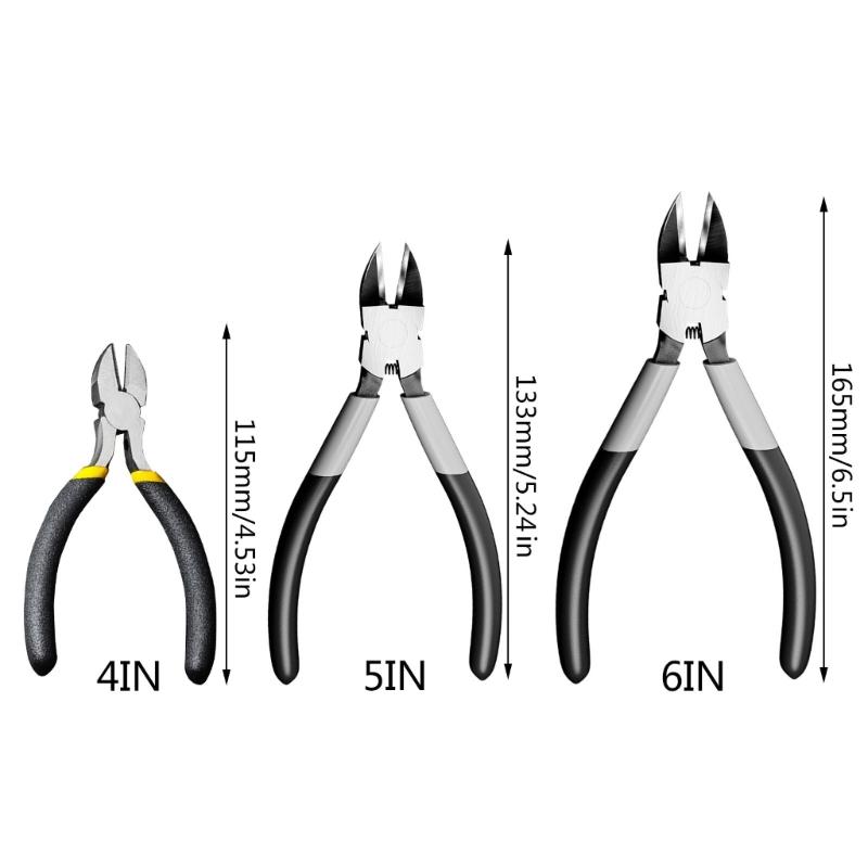 Industrial Diagonal Cutting Pliers Wire Cutter with Comfortable Grip Handle Pliers for Electricians Repair Tool