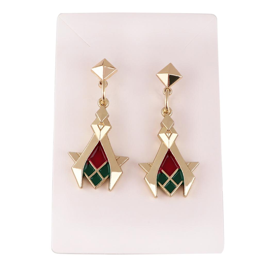 Genshin Impact Game Kaveh Earrings Dangle Ear Studs Fashion Women Girls' Earrings Charm Eardrop Pendant Jewelry Accessories