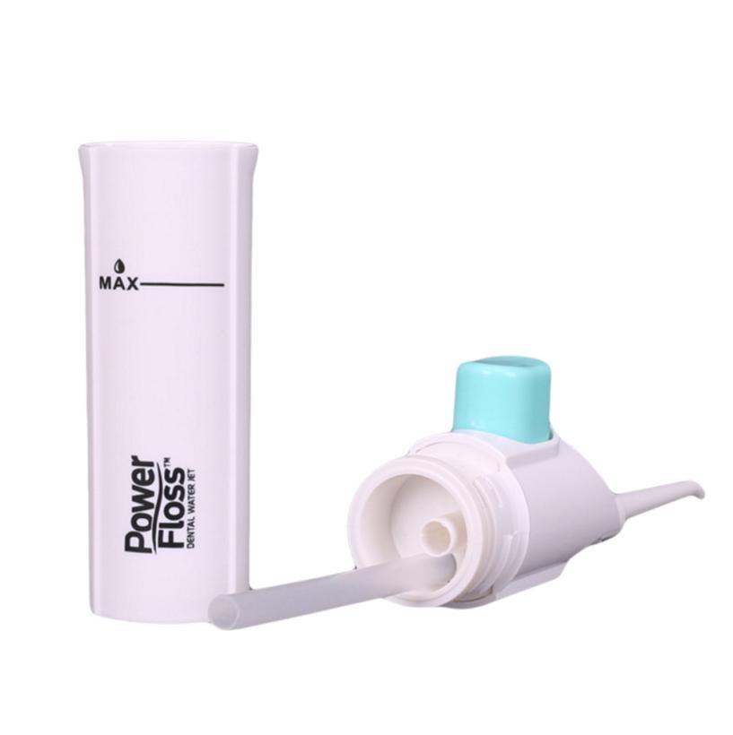 1 stk Håndtrykk Tannbleking Power Floss Dental Vannstråle Tanntråd Tannpirker Uten Batterier Dental