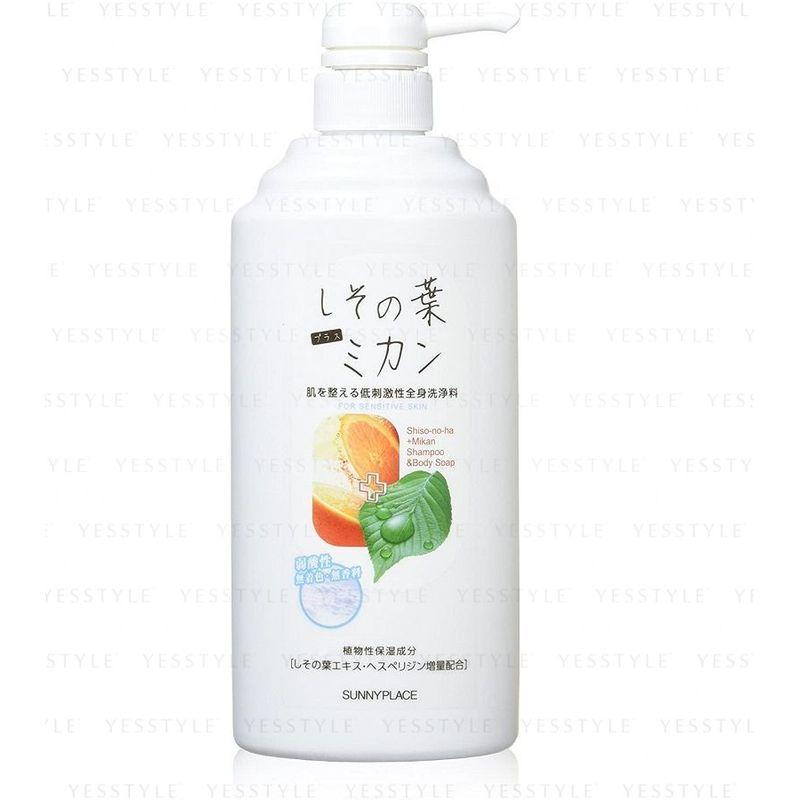 SUNNYPLACE - Shi-so-no-ha Plus Mikan Hair & Body Wash For Sensitive Skin