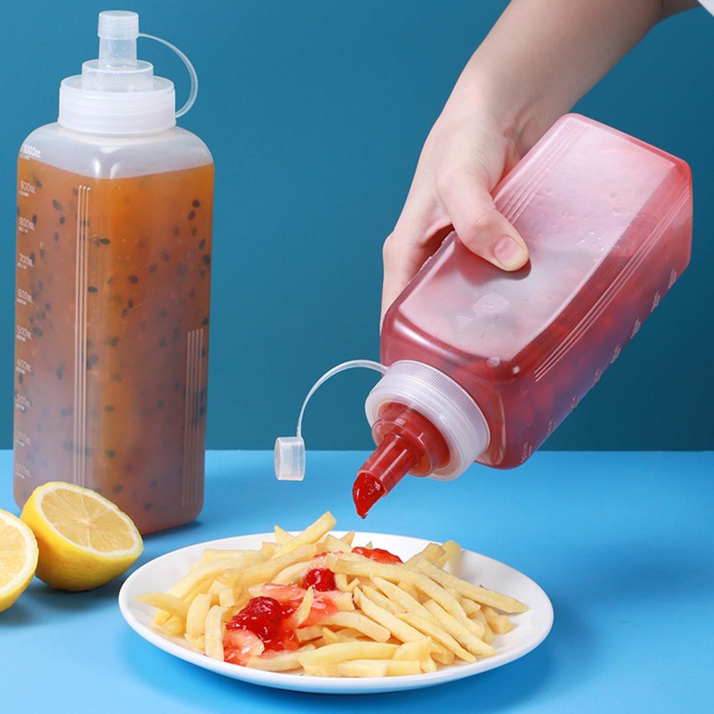Squeeze Sauce Bottle Dressing Bottle Food Dispenser Kitchen Tools