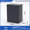 Transparent Waterproof ABS Plastic Junction Box for Indoor/Outdoor Power Supply & Monitor
