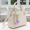 Handmade Pearl Tulip Keychain Car Keyring Heart Bag Charm Trendy Tulip Pendant  Women