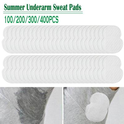 100-400Pcs Underarm Sweat Pads Disposable Non-woven Breathable Ultra-thin Armpit Sweat Pads Summer Deodorants Comfortable Sweat