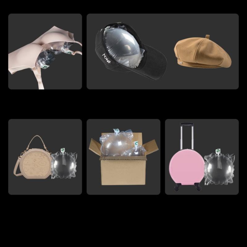 Round Filling Bag Sun Hat Underwear Bag Filling Airbag Luggage Pressure Resistant Inflatable Bag Anti Compression and Anti Deformation Support Device