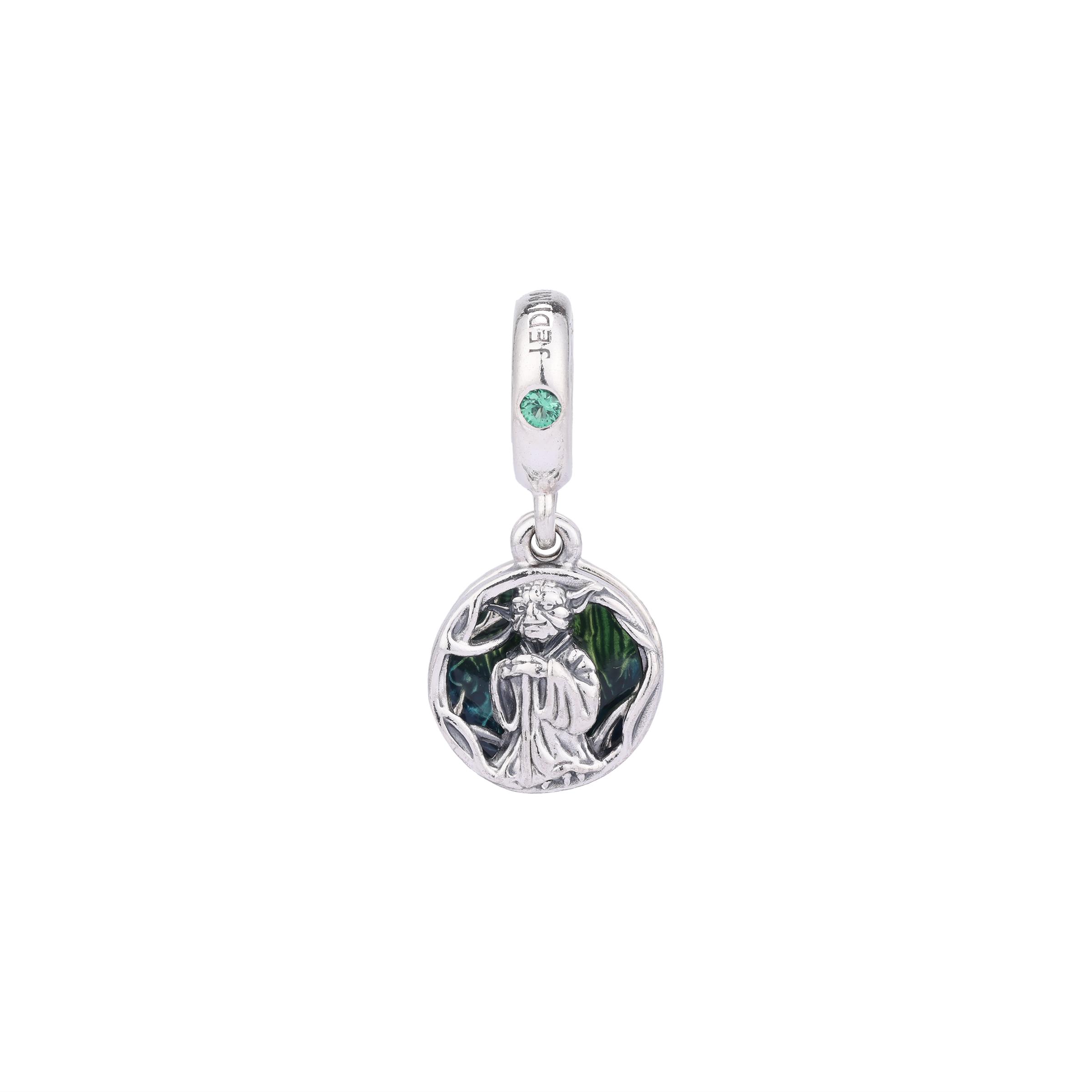 Pandora prívesok Majster Yoda Unisex Doplnky Zelená 799501C01 Green,F gray