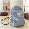 School Bag New High-value College Style Fresh and Sweet Candy-colored Backpack Junior High School Students Lightweight Backpack