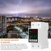 Dual Display Adjustable Voltage Protector Intelligent Over Voltage Under Voltage Over Current Protect Device Home Relay