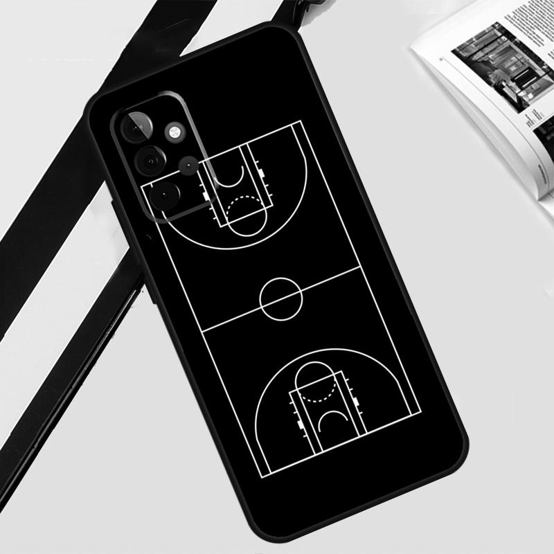Basketball Court Case For Samsung Galaxy A06 A56 A36 A26 A16 A54 A34 A14 A12 A22 A32 A52 A13 A53 A15 A35 A55