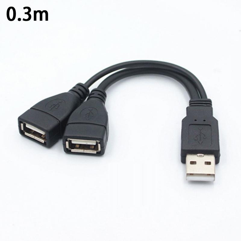 Usb 1-To-2 Male/Female Extension Cable Usb 1-To-2 Data Cable Charging Cable Wireless Fully Offline