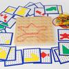 Geometric Shape Learning Board Wooden Geoboard With Colorful Elastic Rubber Bands Math Teaching Tool For Children