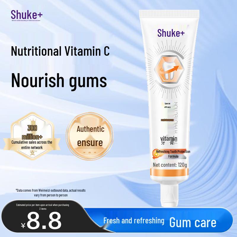 Suke Professional Gum Care Vitamin Toothpaste, Unscented 120g