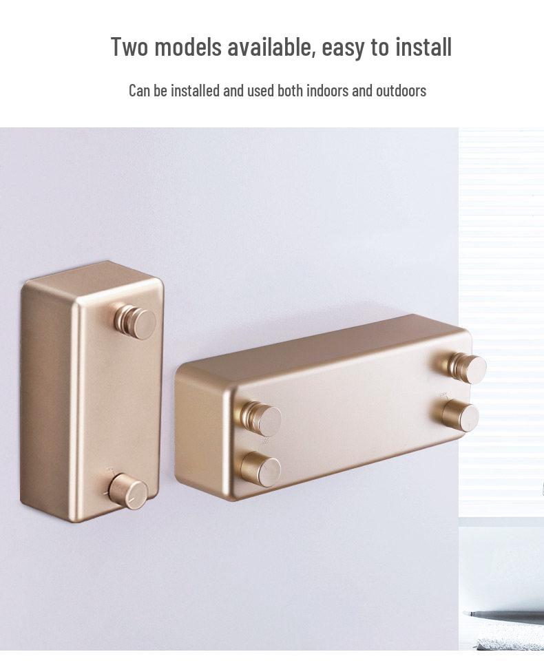 Retractable Wall-Mounted Invisible Clothes Drying Line for Indoor/Outdoor Use