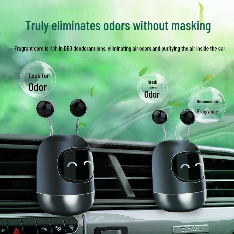 Robot Car Aromatherapy Air Vent Perfume - Long-lasting Fragrance & Decorative Ornament