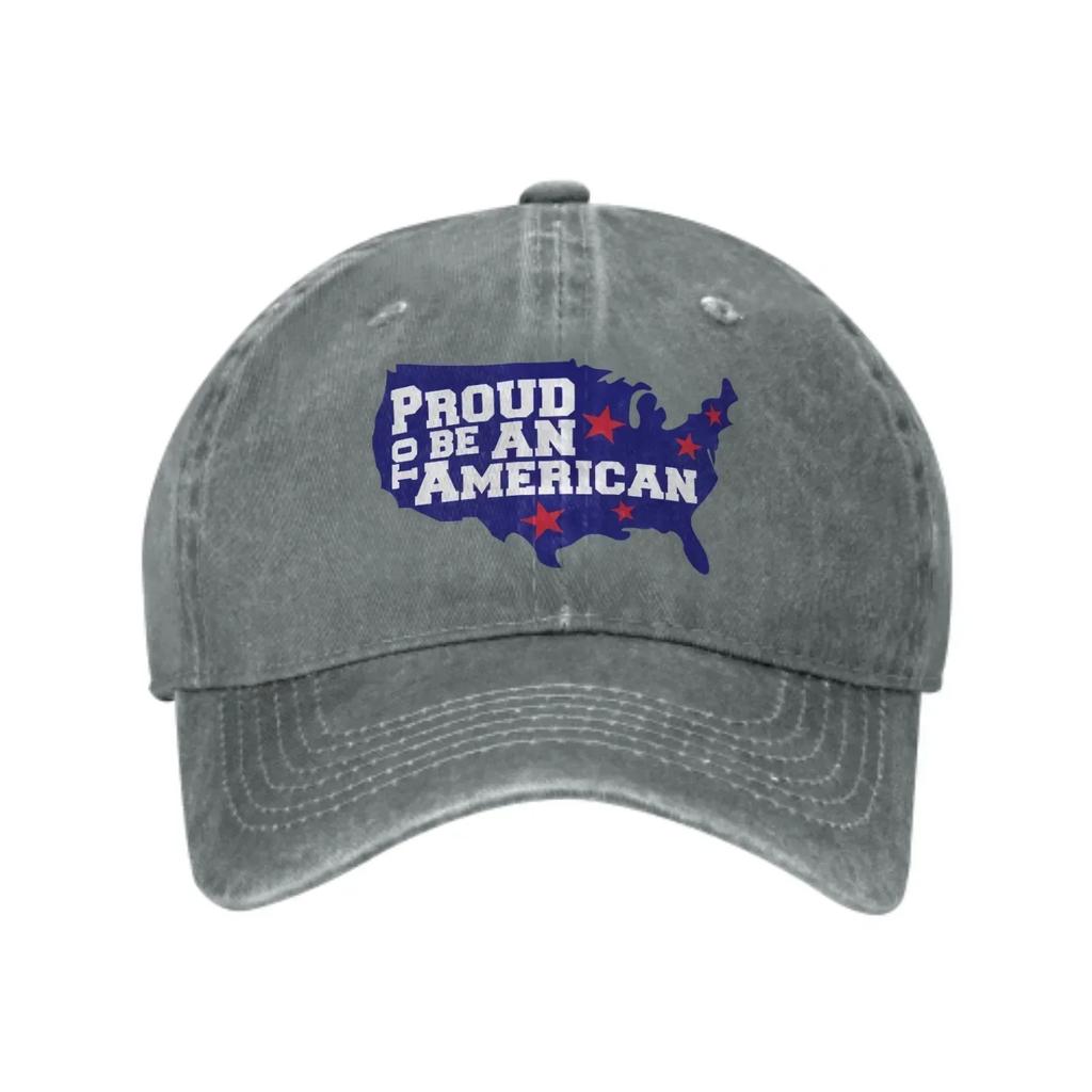Stolz darauf, ein Amerikaner zu sein Passform Unisex Damen Baseballkappen Used Gewaschene Kappe Vintage Outdoor Alle Jahreszeiten Reise Verstellbare Mütze