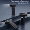 High Speed Rechargeable Handheld Fan 100000 RPM Featuring 5 Adjusted Speeds Turbos Mode And Long Terms 5000mAh Battery