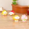 6Pcs/set Cartoon Fruit Animal Doll Miniatures Resin Ornaments Fairy Garden Decoration Moss Terrarium Micro Landscape