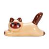 1pc Ceramic Cute Chopstick Holder Tableware Japanese Style Underglaze Restaurant Simple Oval Spoon Bracket Utensil for Kitchen