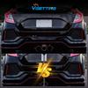 For Honda Civic Type-R Sl Hatchback 2016 2017 2018 2019 2020 LED Rear Bumper Reflector Lights Brake Dynamic Turn Signal Lamps