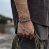 Vintage Thailändisches Silber Gehämmert Gewebt Armreif Armband Für Männer Frauen Hip Hop Mode Neuer Schmuck Geschenk Party Glamourös