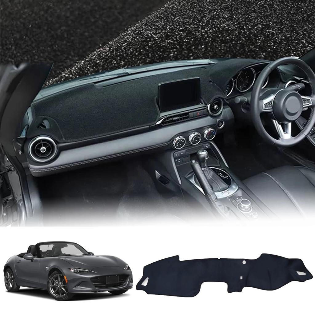 Fit for Mazda MX-5 Roadster Miata 2015-2022 ND RF MX5 Dashmat Dashboard Cover Pad Protective Carpet DashMat Sunshade Accessories