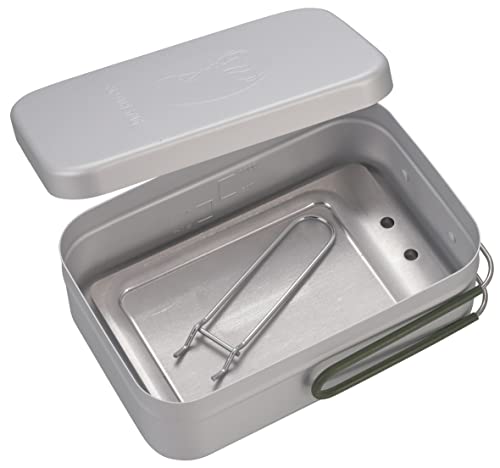 Captain Stag UG-1571 Silver Iron Plate, Extra Thick Stainless Steel Grill Plate, B6 Size, Made in Japan