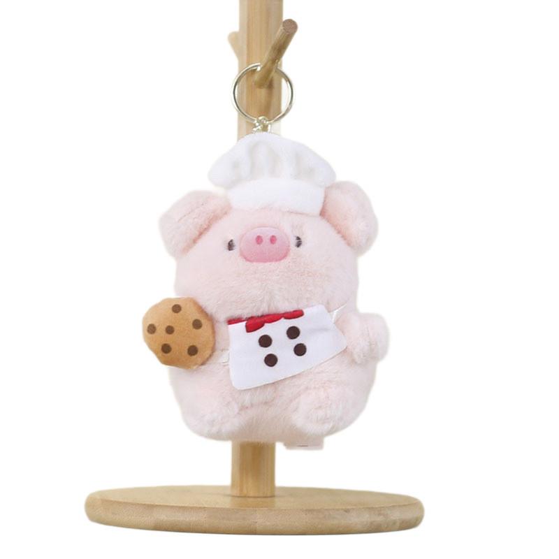 Plush Pig Toy With Sports Design For Kids Gift And Bag Decoration