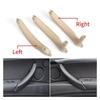 GRQAEQ BMW E70 X5 E71 51416969402 Interior Left Right Passenger Door Pull Handle Interior Cover Panel Trim Replacement (Left Gray)