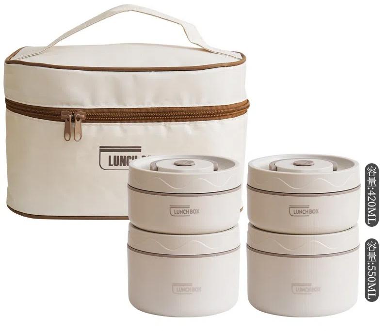 304 Stainless Steel Can Be Used Together with Microwave Lunch Boxes, Insulated Lunch Boxes, and Sealed Lunch Boxes