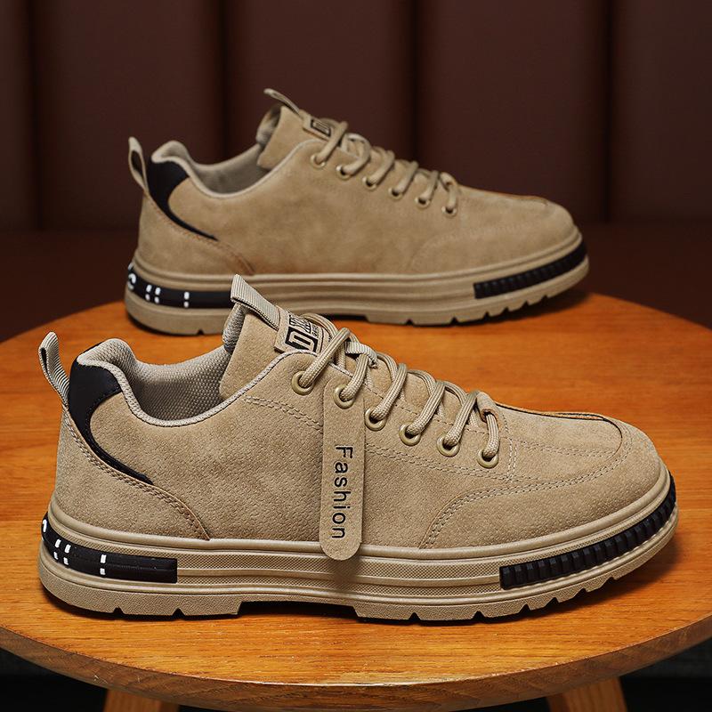 

Ретро обувь для инструментов мужская модная универсальная обувь для доски строительные работы электросварка на открытом воздухе нескользящая мужская обувь для папы 44 хаки