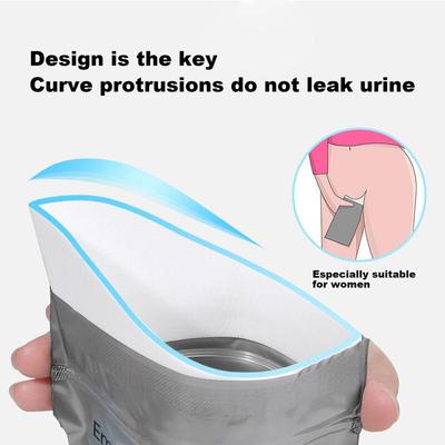 Bolsas de orina portátiles unisex de 700 ml para viaje en coche, 40 unidades, a prueba de fugas, para emergencias, suministros para vehículos al aire libre.