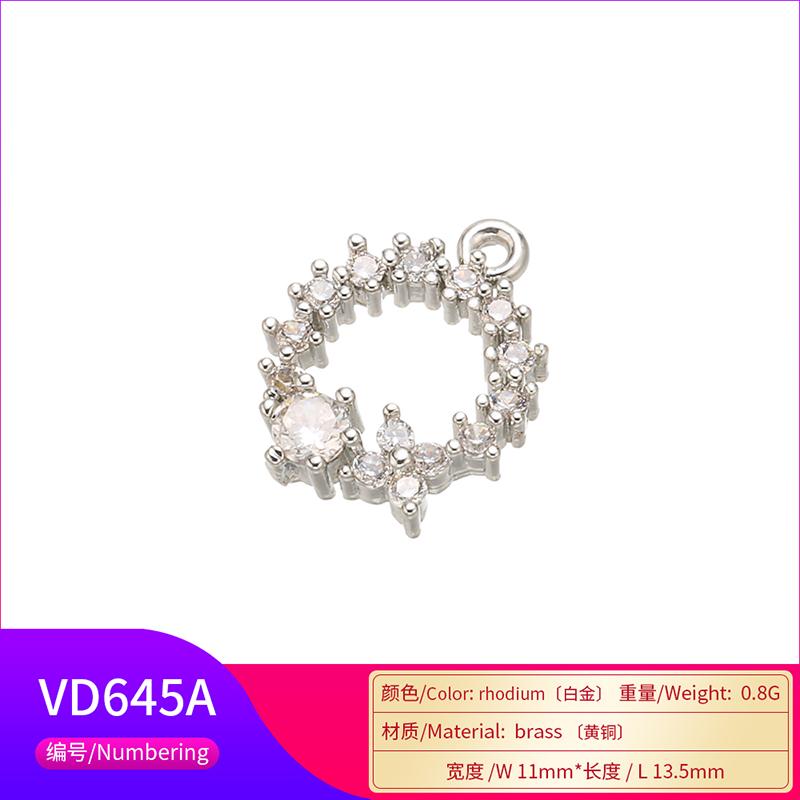 3Pcs/lot,11x13.5mm Crystal Moon Charms Necklace Pendant for Women Handmade Bracelet Jewelry Accessories Making Findings:VD645