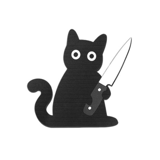 Black Cat Door Topper Halloween Door Frame Decoration Spooky Wooden Cat In Playful Poses