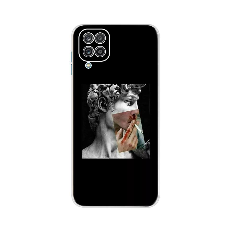 For Samsung A12 Case Soft Silicone Back Cover TPU Fundas For Samsung Galaxy A12 Phone Case For Samsung A 12 A12 2020 6.5" Cover