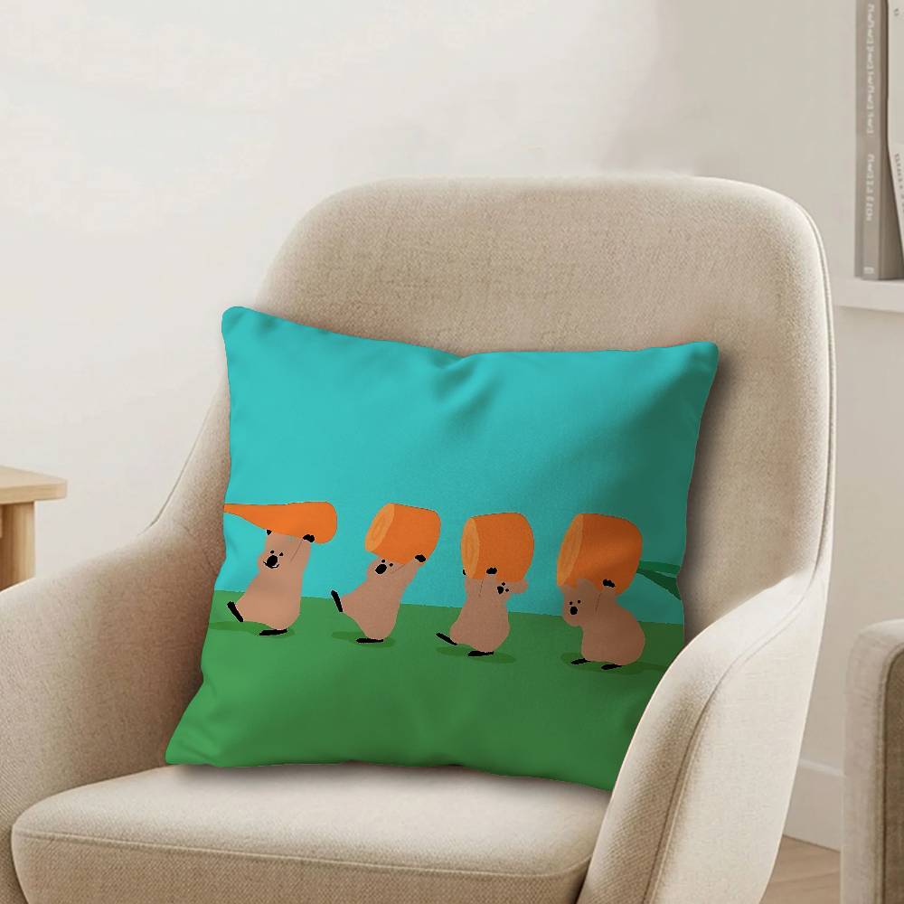 Cartoon D-Dinotaeng Personalized picture text home decorative pillows Household Gifts 45x45cm