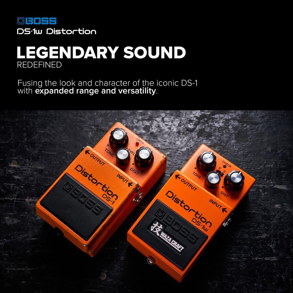 BOSSDS-1W Distortion WAZA CRAFT DS1W Made in Japan Boss Distortion