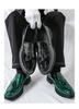 Men's Large-Size Cross-Strap Tassel Leather Loafers: Versatile Formal and Casual Shoes
