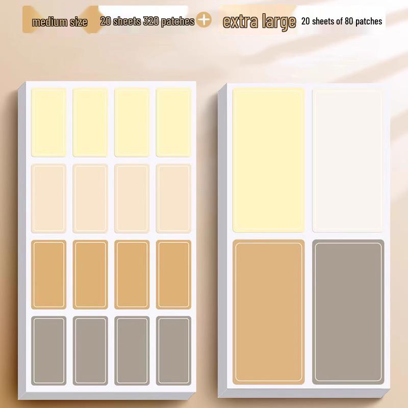 Waterproof Handwritten Name & Memo Stickers - Colorful, Easy-Dry, Self-Adhesive, Perfect for Labels & Food Date Marking.