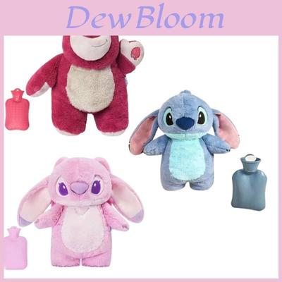 Roztomilý Stitch vodní sáček plyšová hračka na zahřátí rukou rozkošný kreslený styl nápad na dárek pro dívky