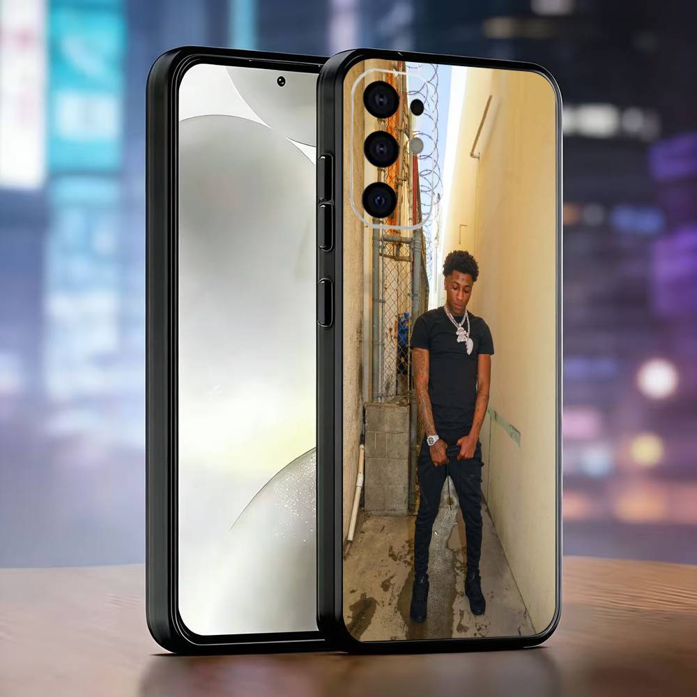 YoungBoy Never Broke Again Phone Case For Samsung S25,S24,S21,S22,S23,S30,Ultra,S20,Plus,Fe,Lite,Note,10,Black Cover