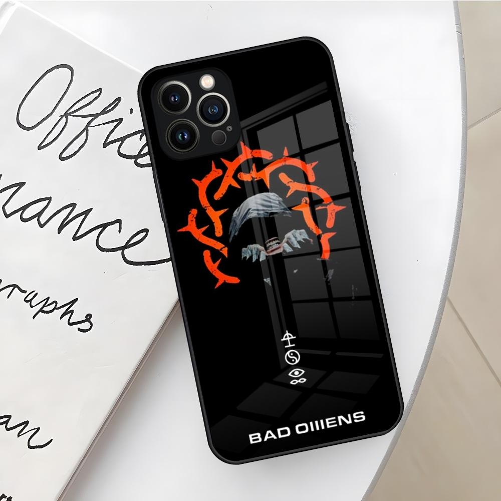 Music Bad Omens Design Phone Case for Iphone 17 16 Air 15 14 12 11 13 Pro Max Mini X Xr Xs Se Puls glass Cover
