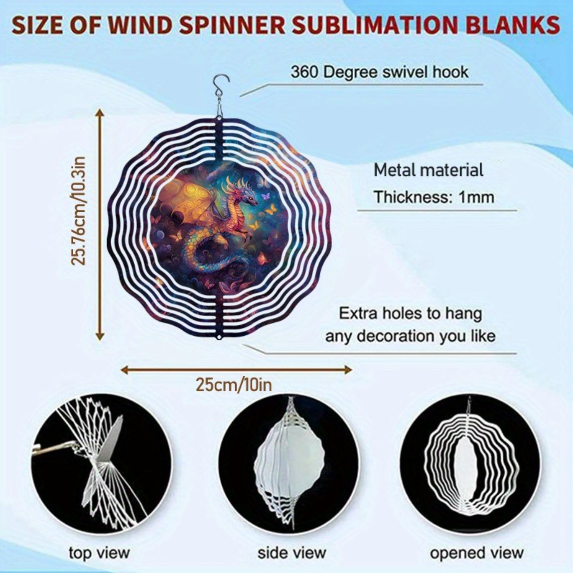 

3D Металлический Колокольчик Ветра Дизайн Радужного Дракона для Сада Патио Уличного Декора Не Требуется Питание Легкая Установка День Благодарения Рождество