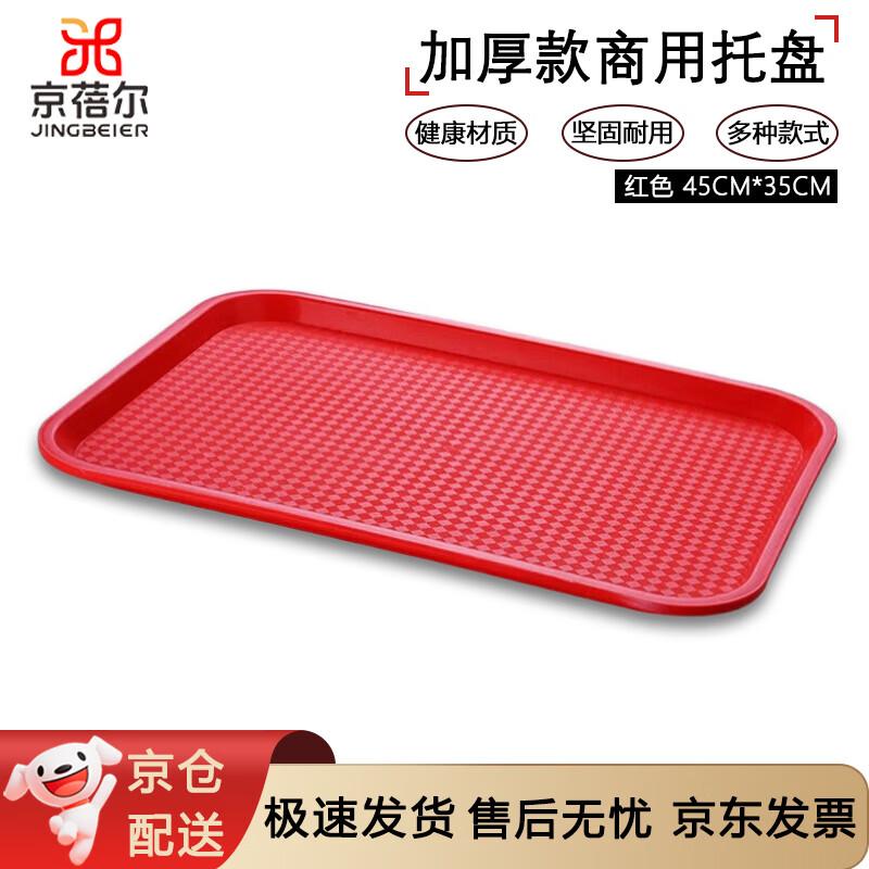 Jingbeier PP Plastic Rectangular Non-slip Tray