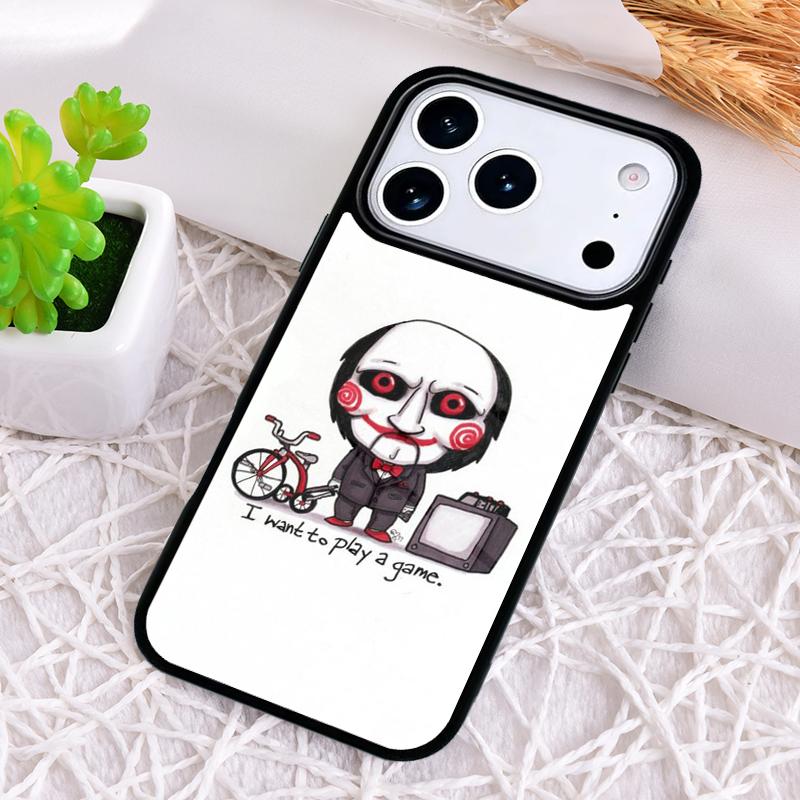 Jigsaw Saw Phone Case for iPhone 17 Air 16 15 11 12 14 13 Pro Max Shockproof Cover