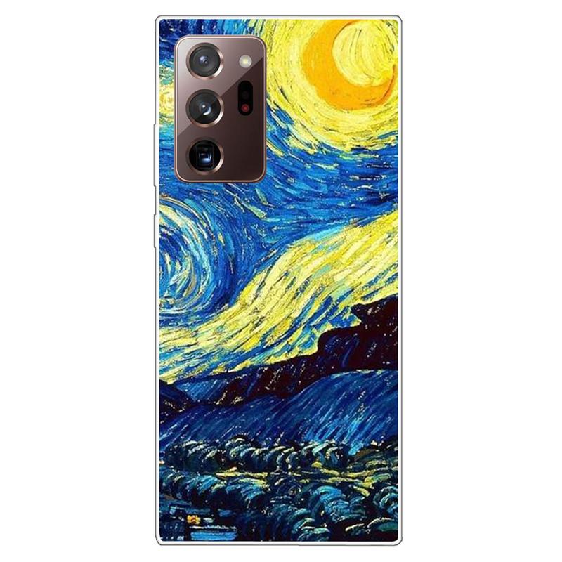 Soft Cover For Samsung Note 20 Ultra Case S20 FE TPU Print Cat Silicone Cases for Samsung Galaxy Note20 M52 5G Funda Coque Clear
