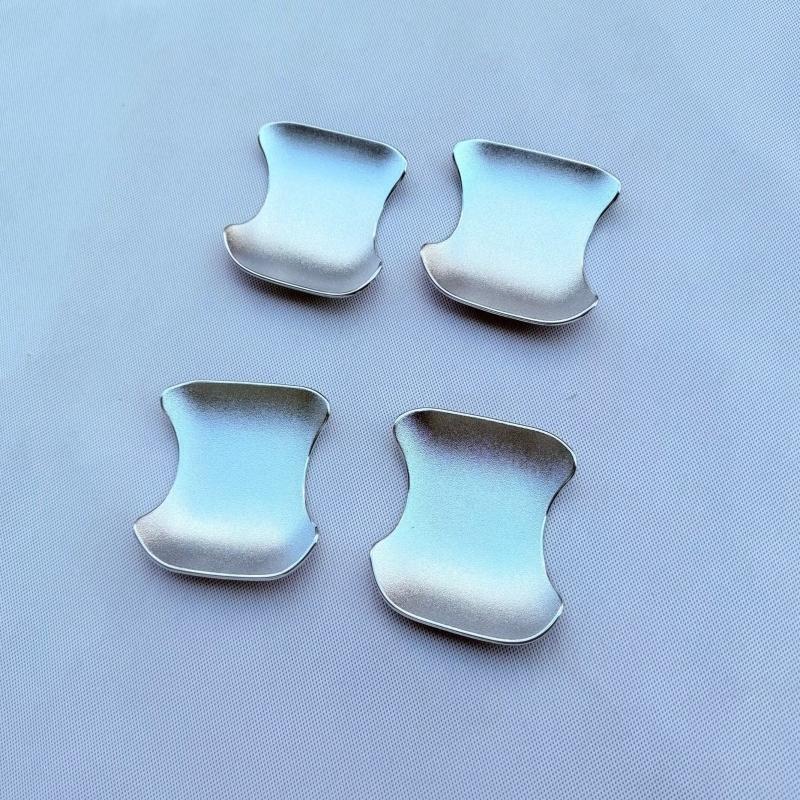 For Jeep Grand Cherokee 2024 2025 ABS Carbonfiber Exterior Side Door Handle Door Bowl Sticker Cover Trim External Accessories