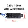 Vysoce kvalitní 92*31mm 220V 50W Ohřívač inkubátoru 10 stylů Černý 70W24V Vodivý držák Keramický PTC Elektrický ohřívač